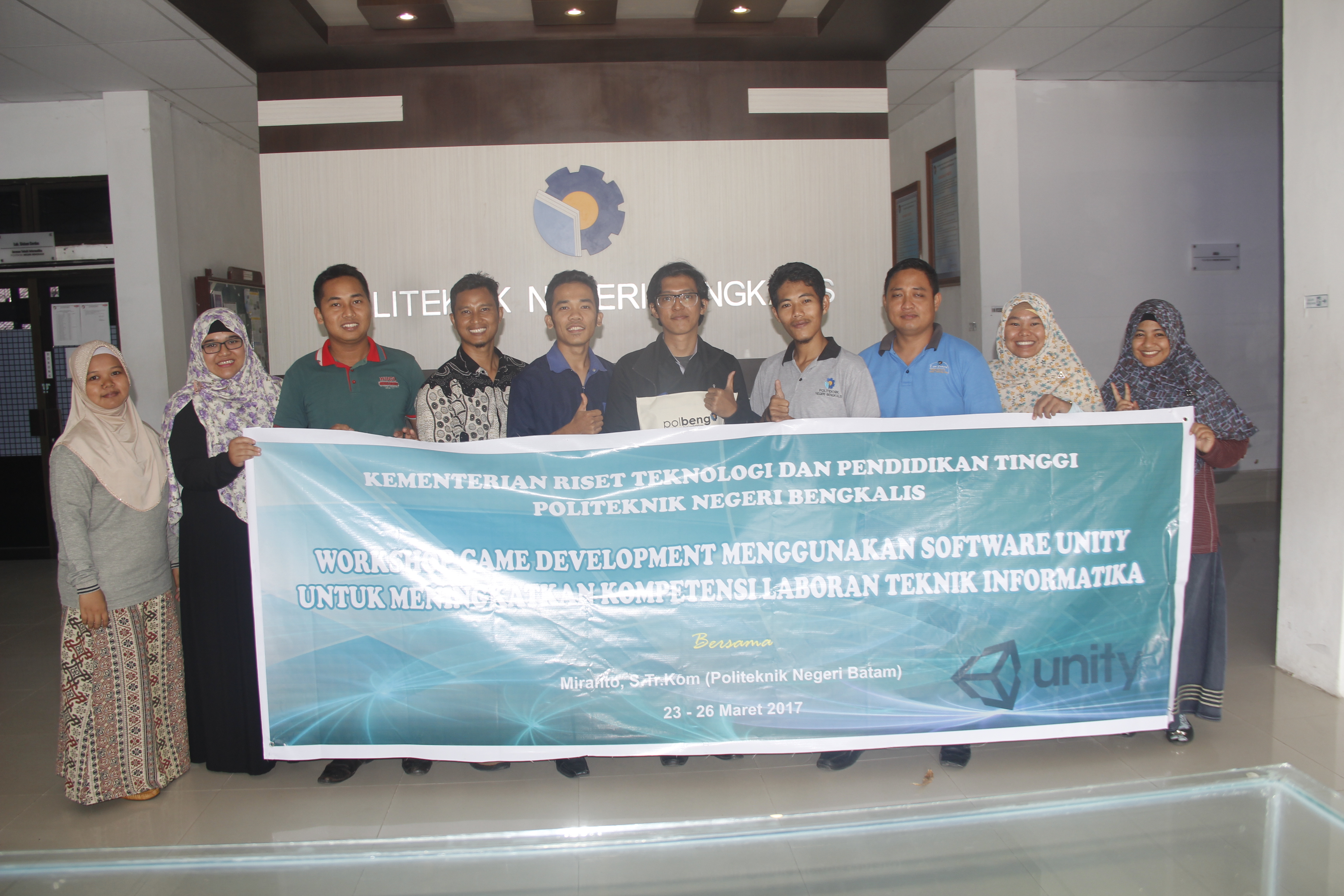 Workshop Game Development Menggunakan Software Unity Untuk Meningkatkan Kompetensi Tenaga Laboran TI