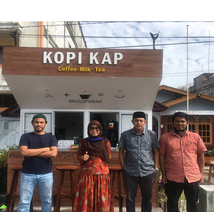 Dosen Jurusan Teknik Informatika Melakukan Pengabdian pembuatan software e-kopi kap untuk Gerai Kopi “Kopi Kap” Bengkalis