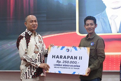 Tendik Jurusan Teknik Informatika Memperoleh Juara Harapan 2 pada Lomba Ucapan Milad Polbeng ke 22 